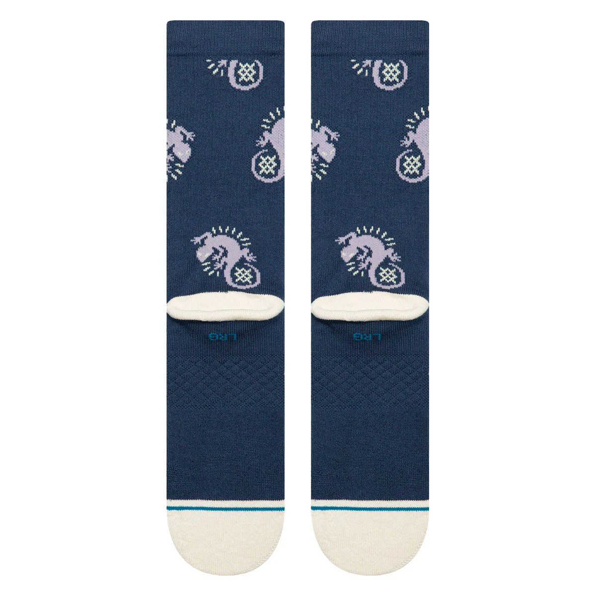 Stance Gecko Crew Socks - Purple - Image 3