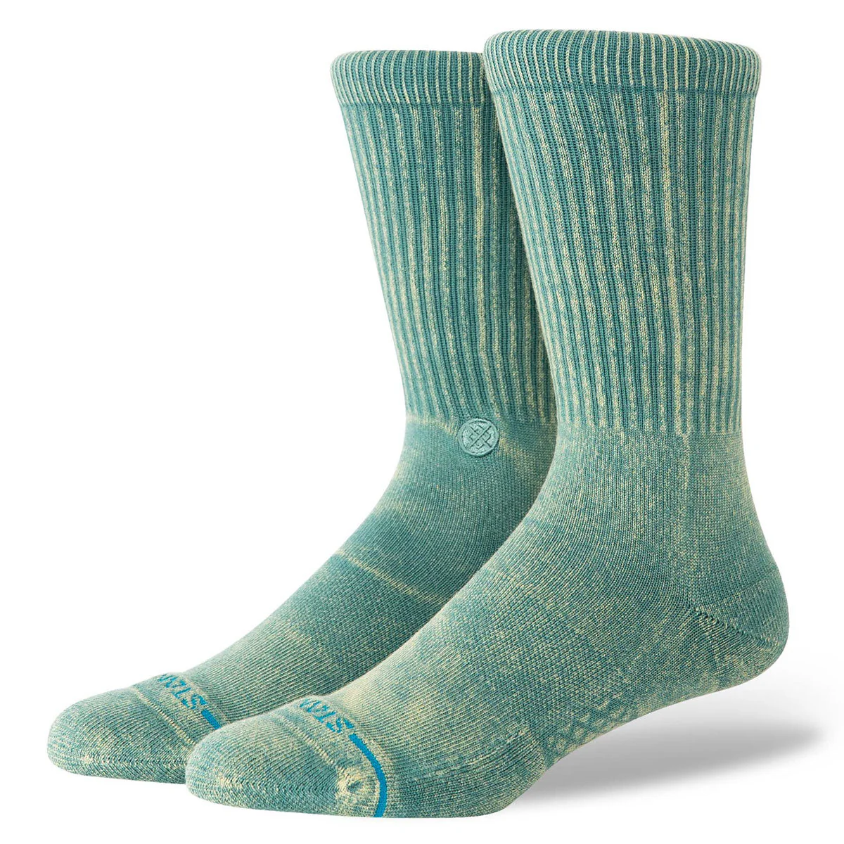 Stance Icon Dyed Crew Socks - Teal