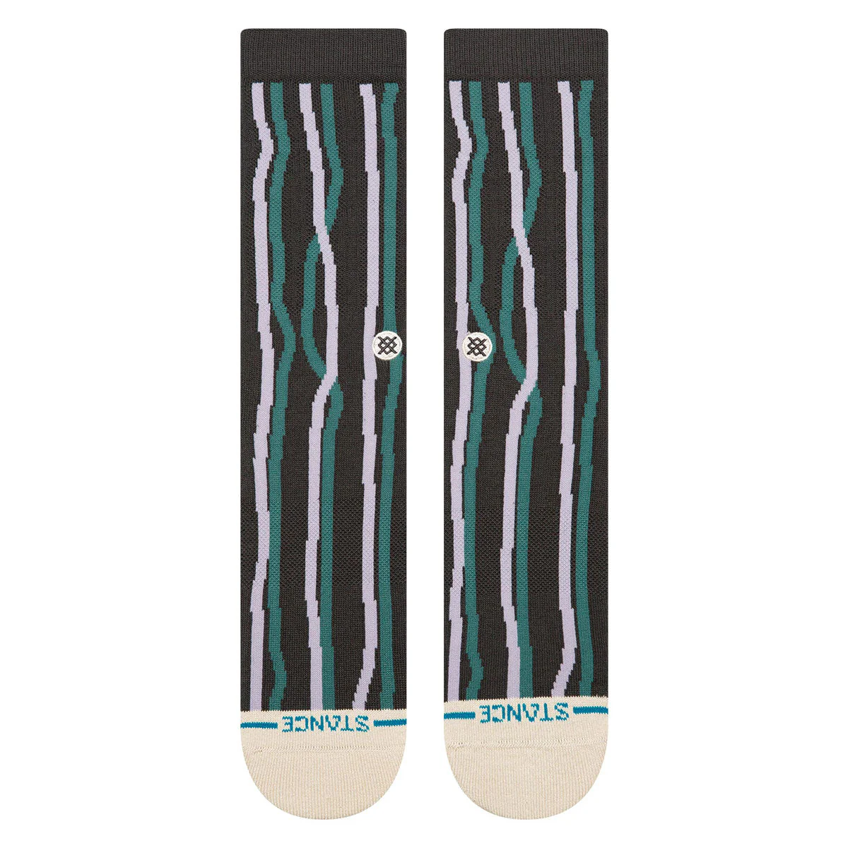 Stance Kelp Crew Socks - Charcoal - Image 2