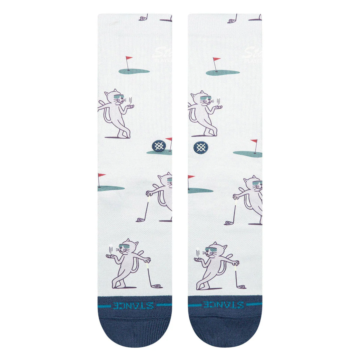Stance Players Club Crew Socks - Green - Image 2