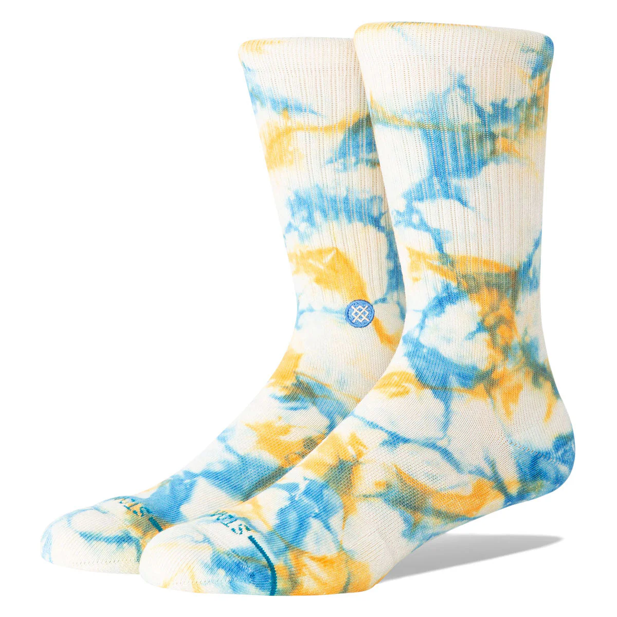 Stance Spotty Dye Crew Socks - Mango