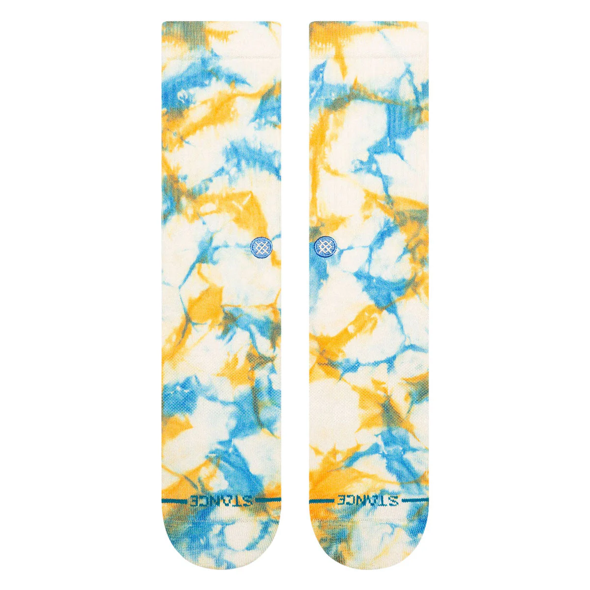 Stance Spotty Dye Crew Socks - Mango - Image 2