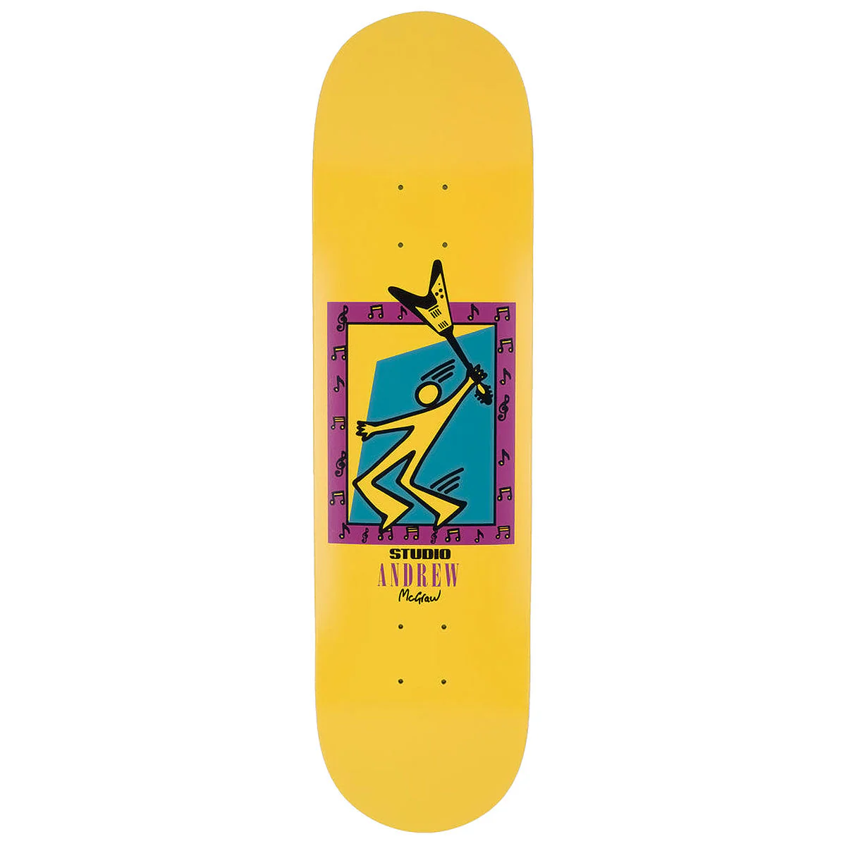 Studio Mcgraw Mosh Skateboard Deck - Yellow - 8.50"