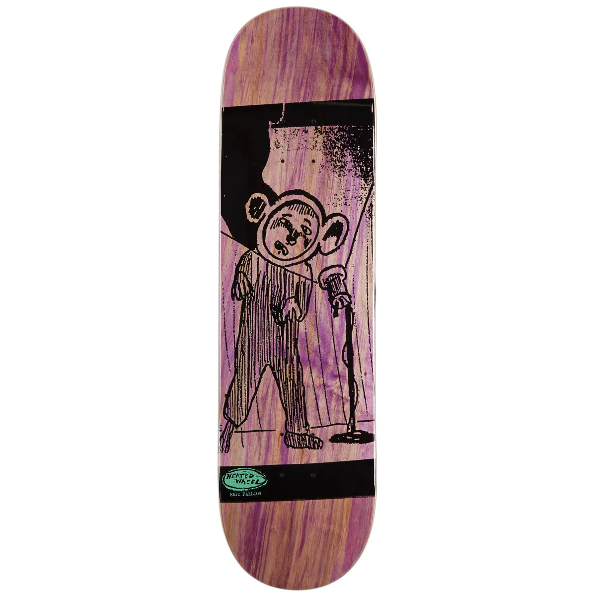 The Heated Wheel Eniz Fazliov Improv Skateboard Deck - 8.25"
