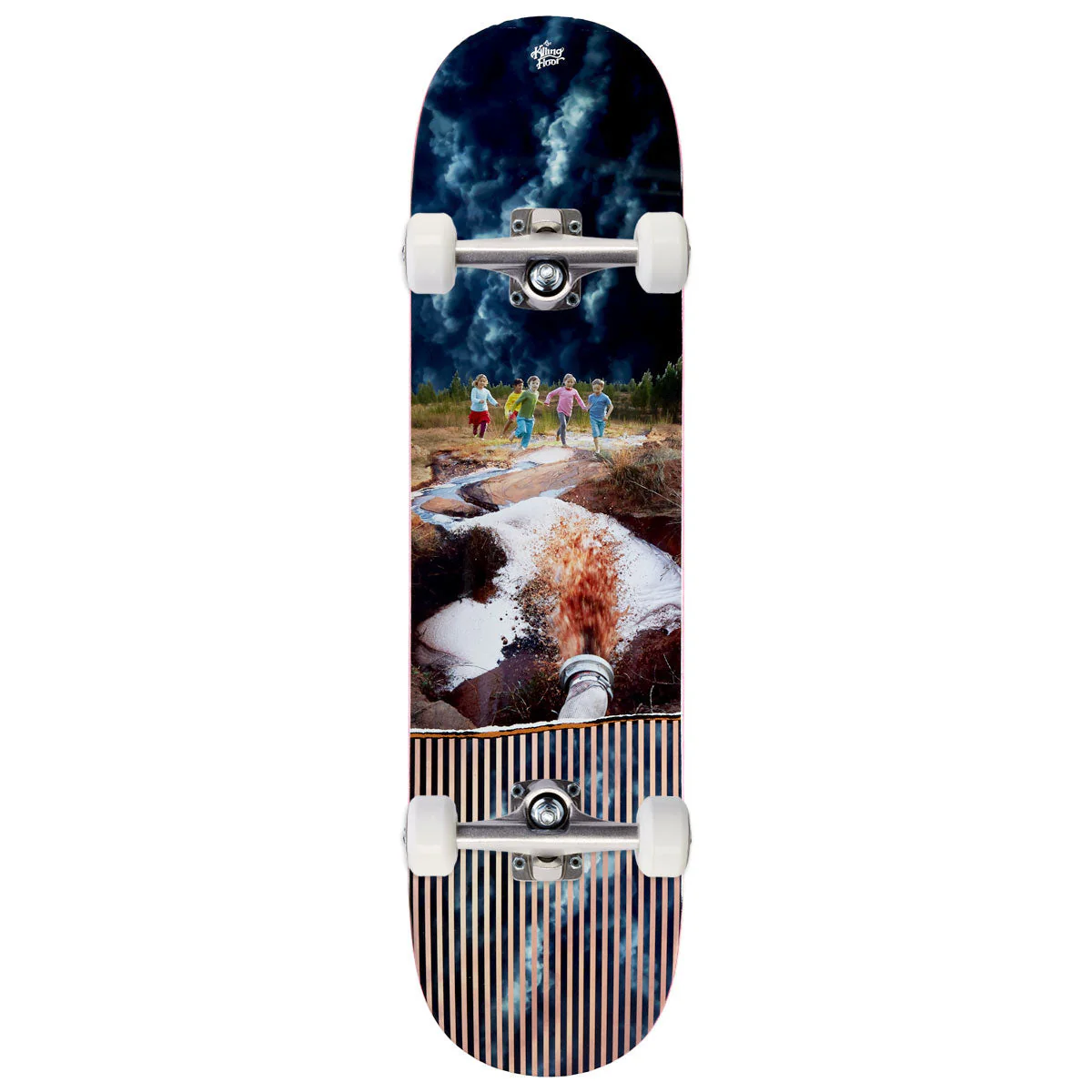 The Killing Floor Caution Kids At Play Skateboard Complete - 8.00"