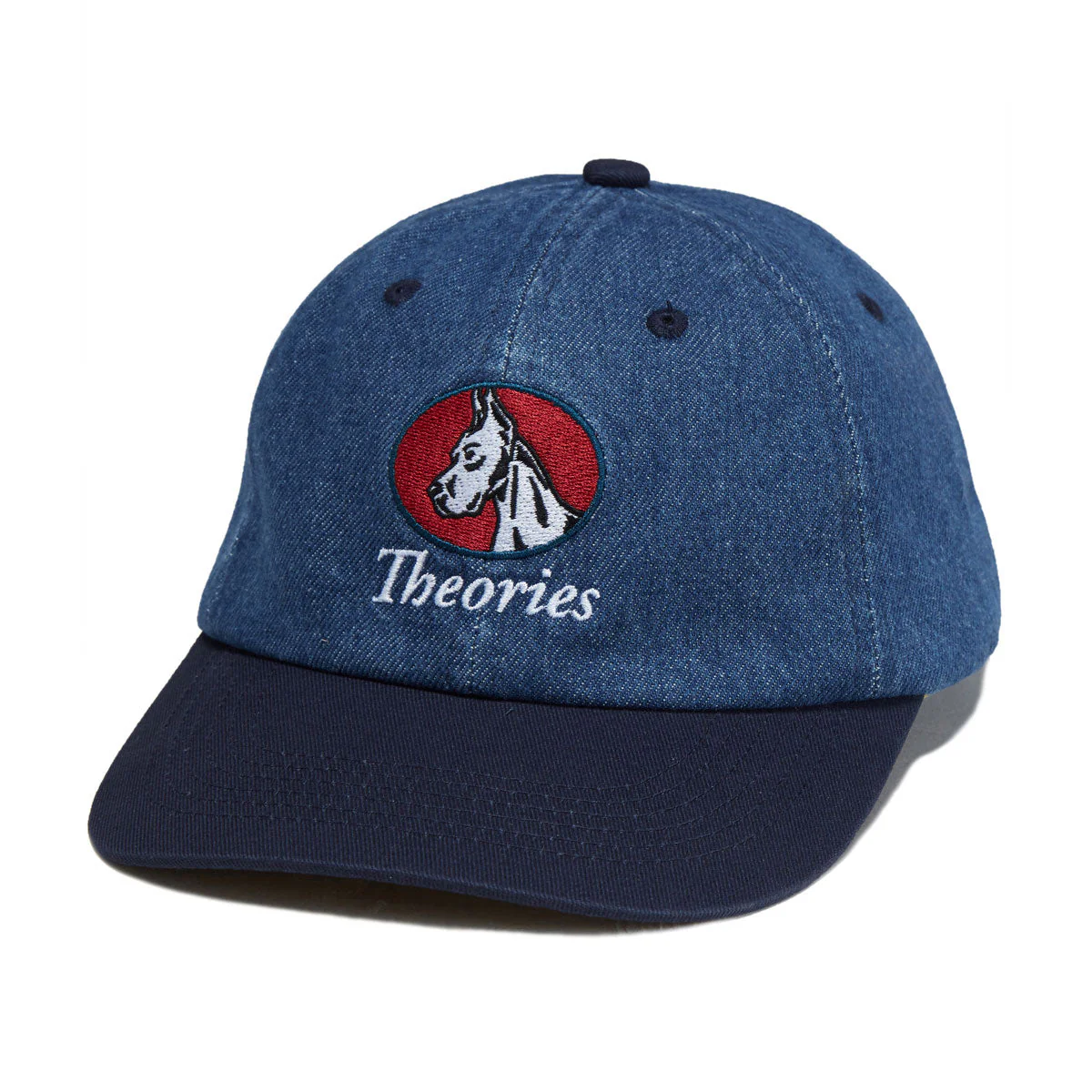Theories Champ Strapback Hat - Denim Blue