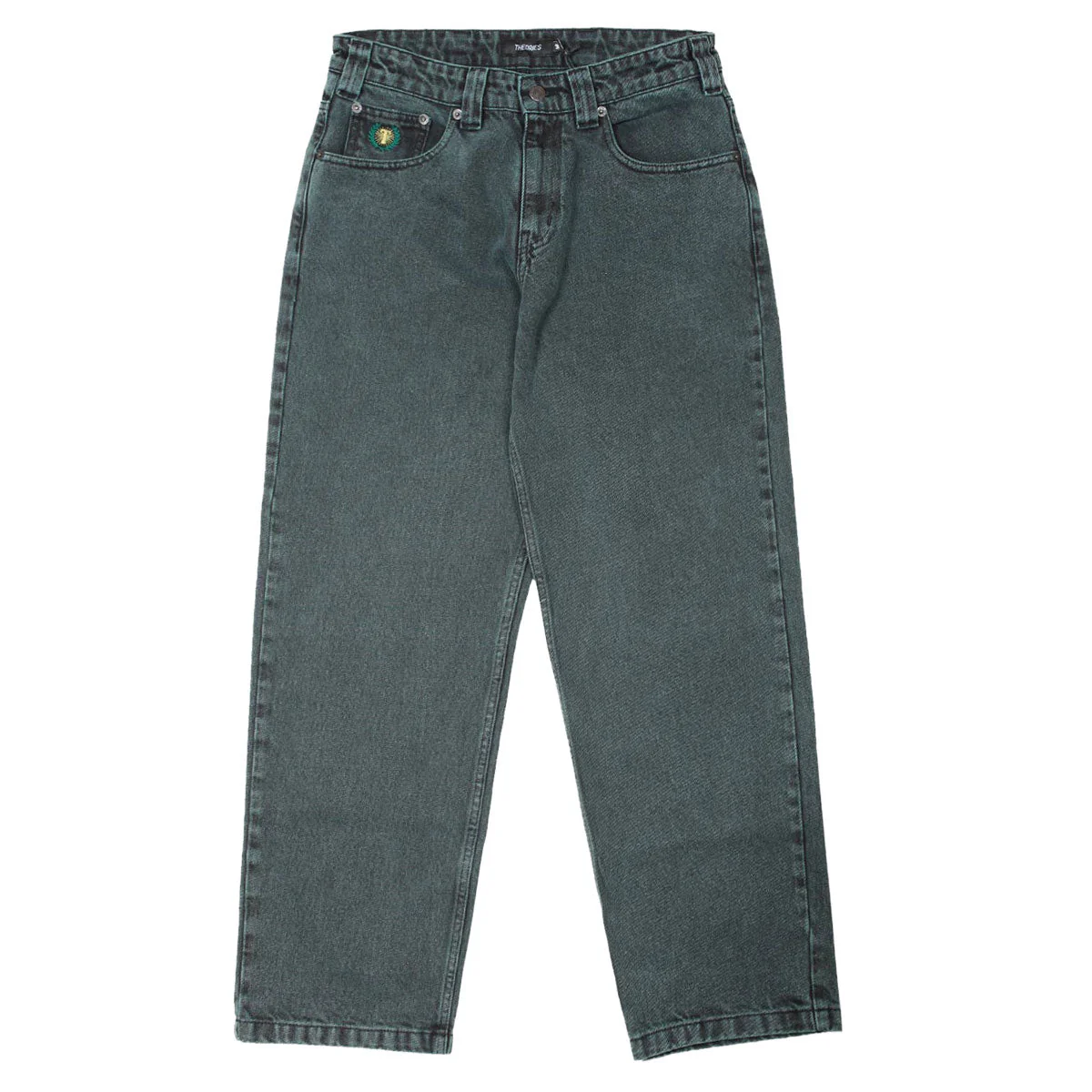 Theories Plaza Jeans - Washed Evergreen