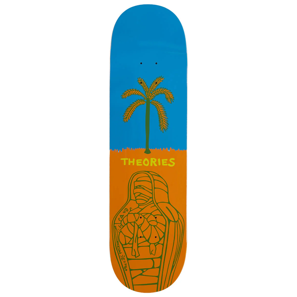 Theories Pushin Pyramids Skateboard Deck - 8.50"