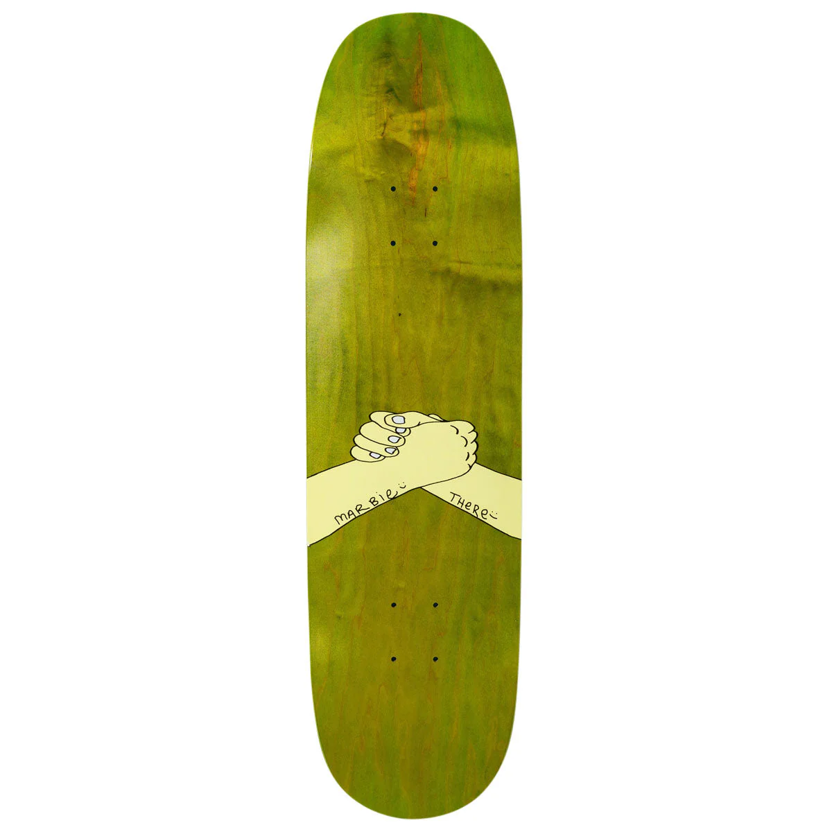There Marbie Dapped Slick Skateboard Deck - 8.50"