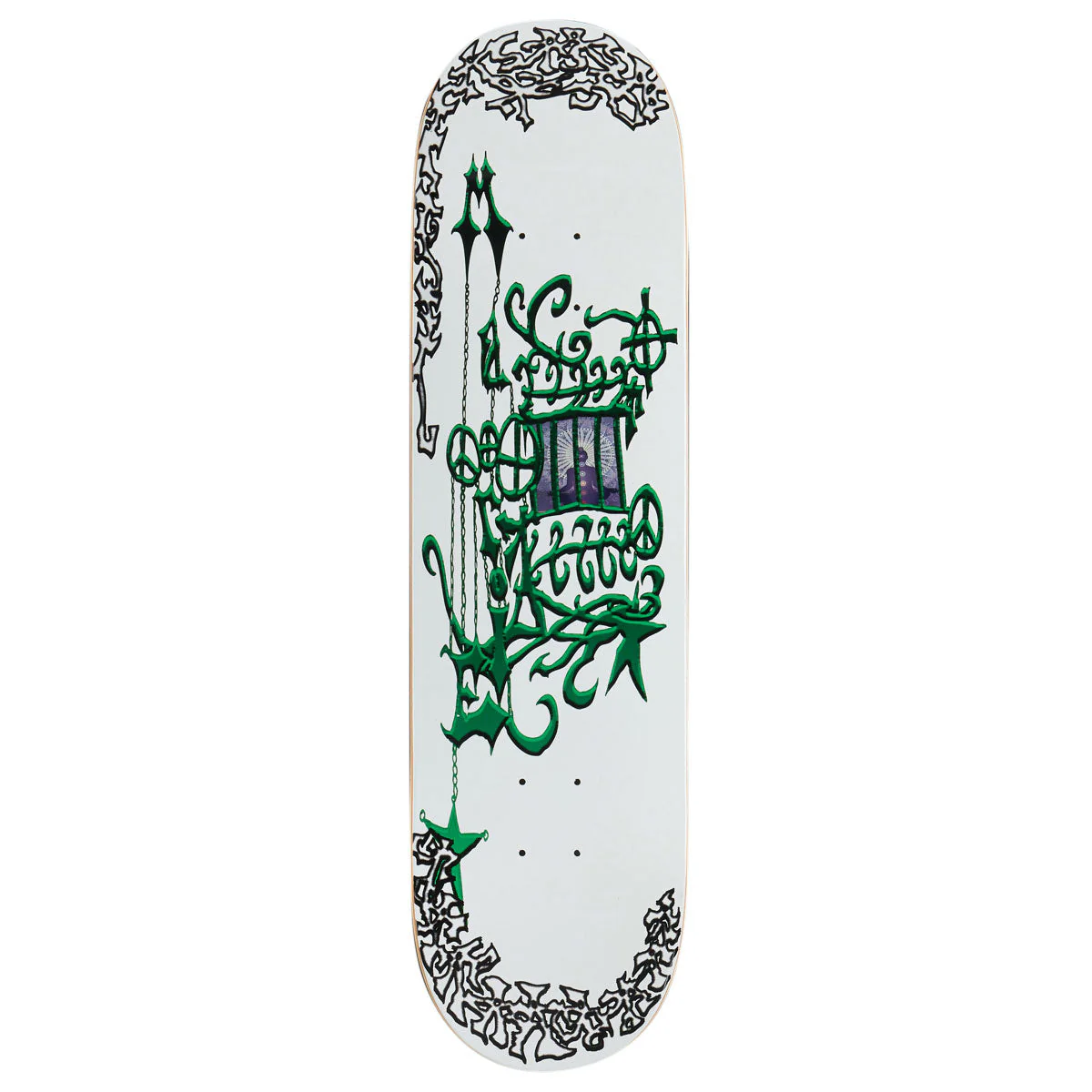 There Marie De Courey Magic Lies In The Healing Skateboard Deck - White - 8.25"