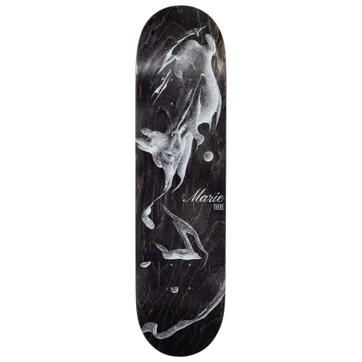 There Marie Delivery Skateboard Deck - Black - 8.12"