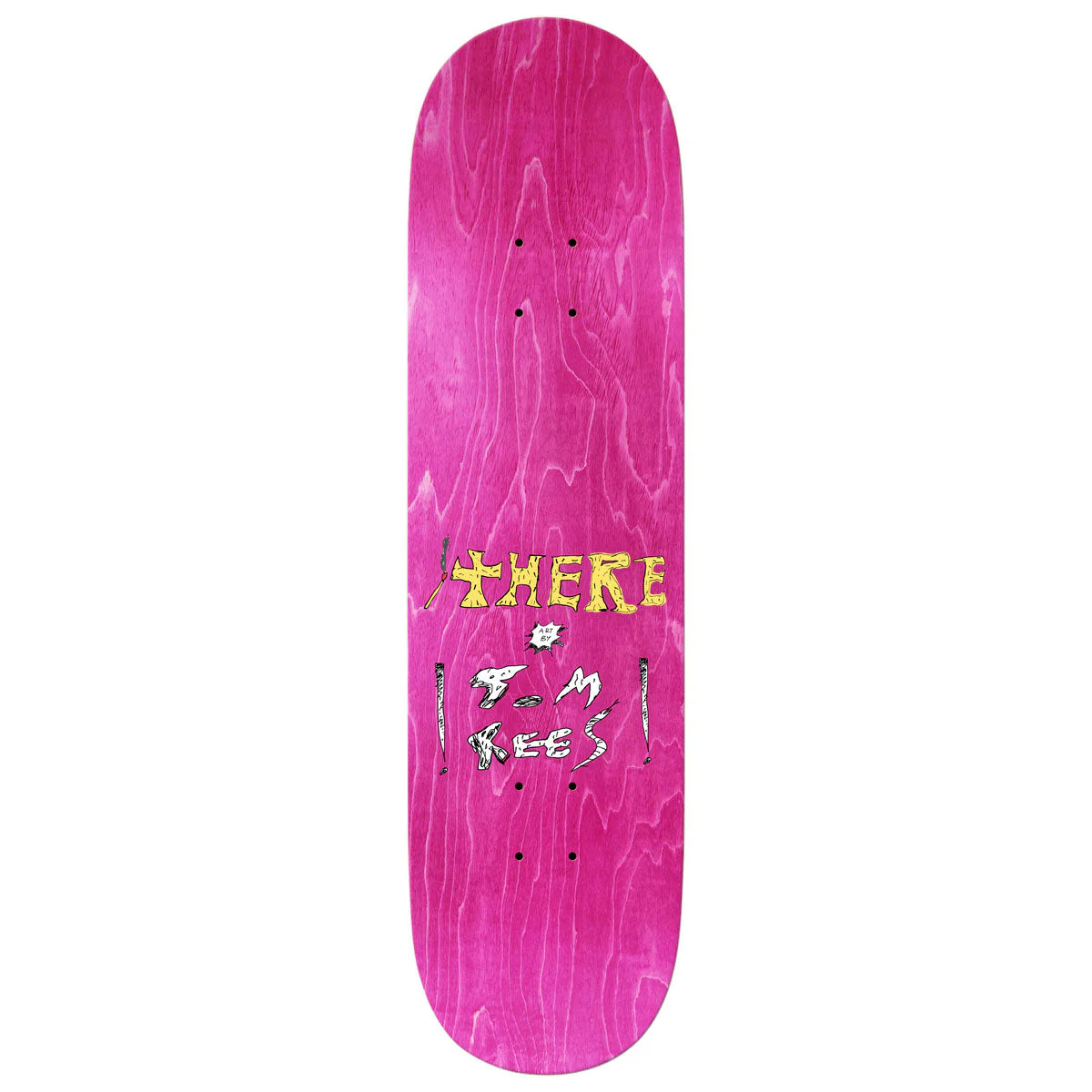 There Team Detritus Skateboard Complete - Beige - 8.12" - Image 2