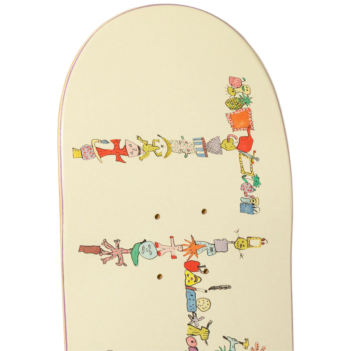 There Team Detritus Skateboard Complete - Beige - 8.12" - Image 4