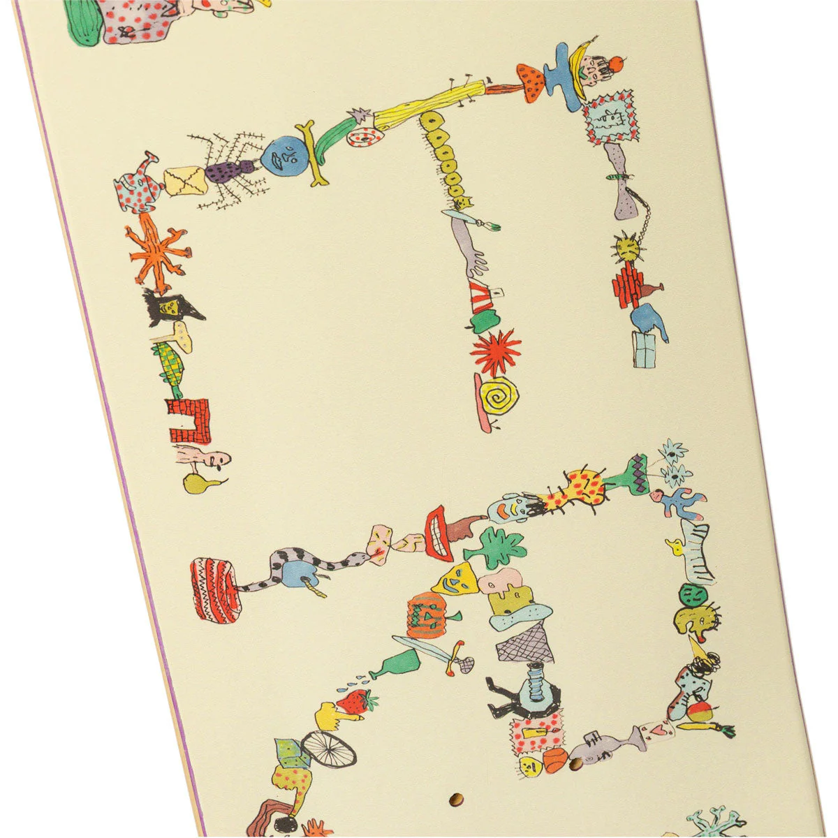 There Team Detritus Skateboard Deck - Beige - 8.12" - Image 3