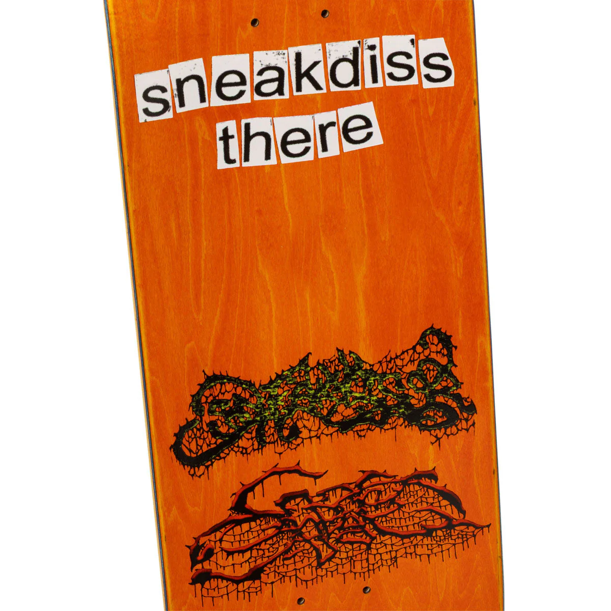 There Team Sneakdiss Battle Ship Skateboard Deck - White - 8.50" - Image 4