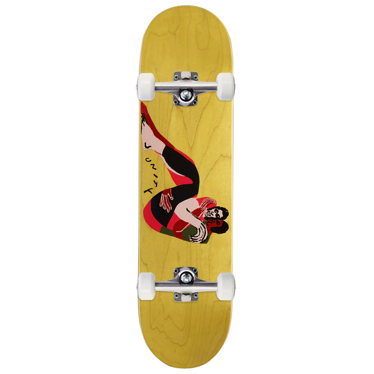 There Unity With You Skateboard Complete - Yellow - 8.12"