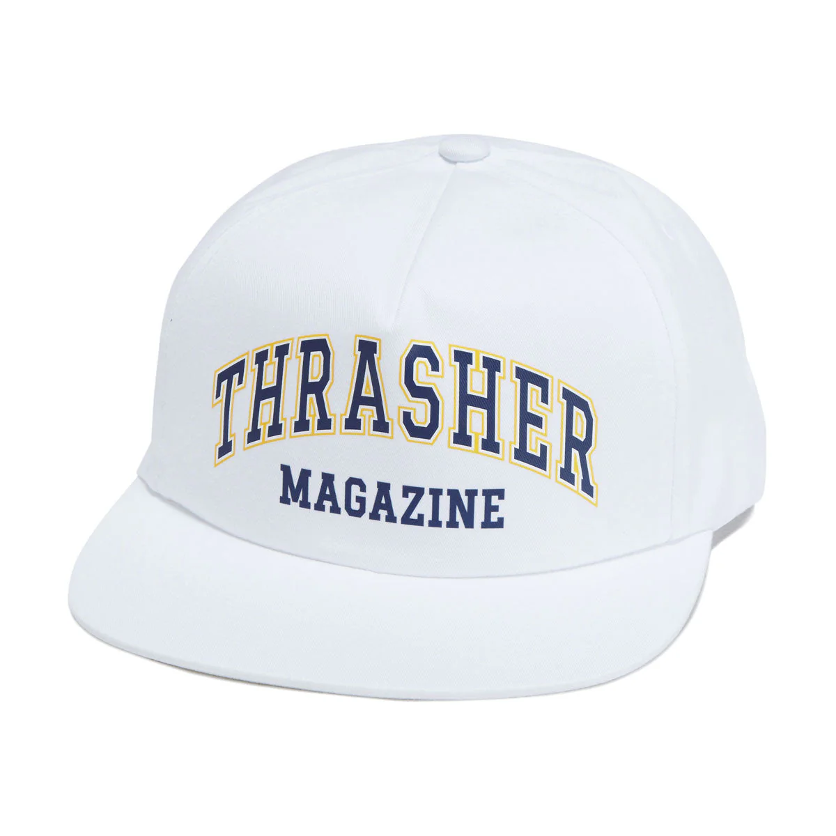 Thrasher Dropout Snapback Hat - White