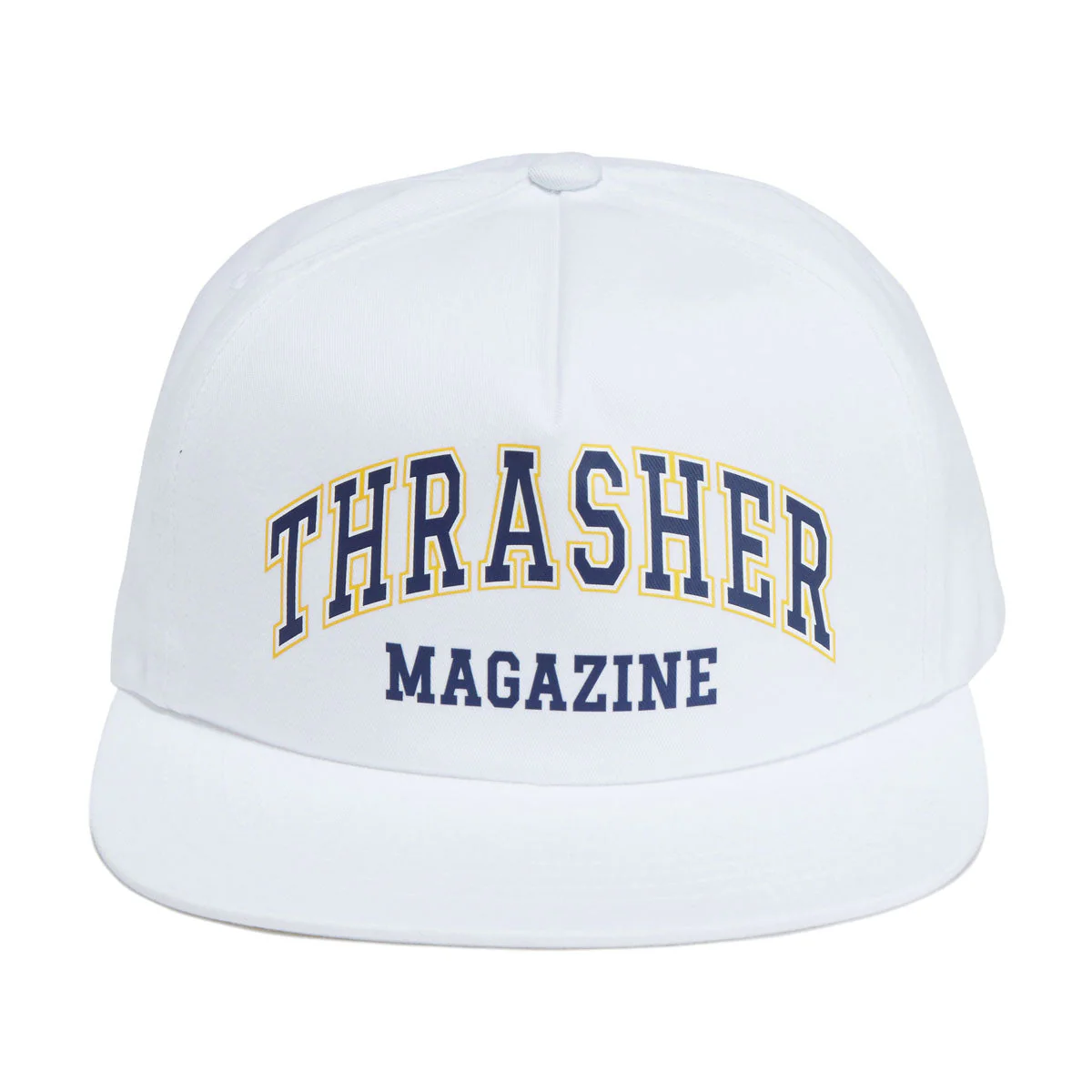 Thrasher Dropout Snapback Hat - White - Image 5