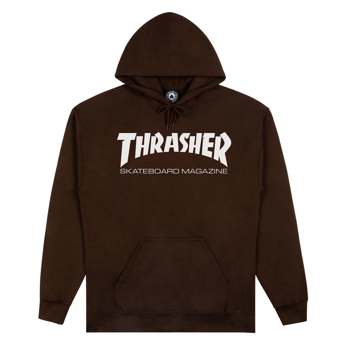 Thrasher Skate Mag Hoodie - Dark Chocolate/White