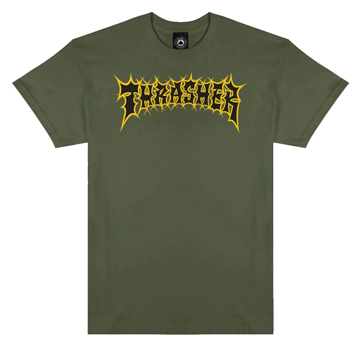 Thrasher Spikey T-Shirt - Military Green