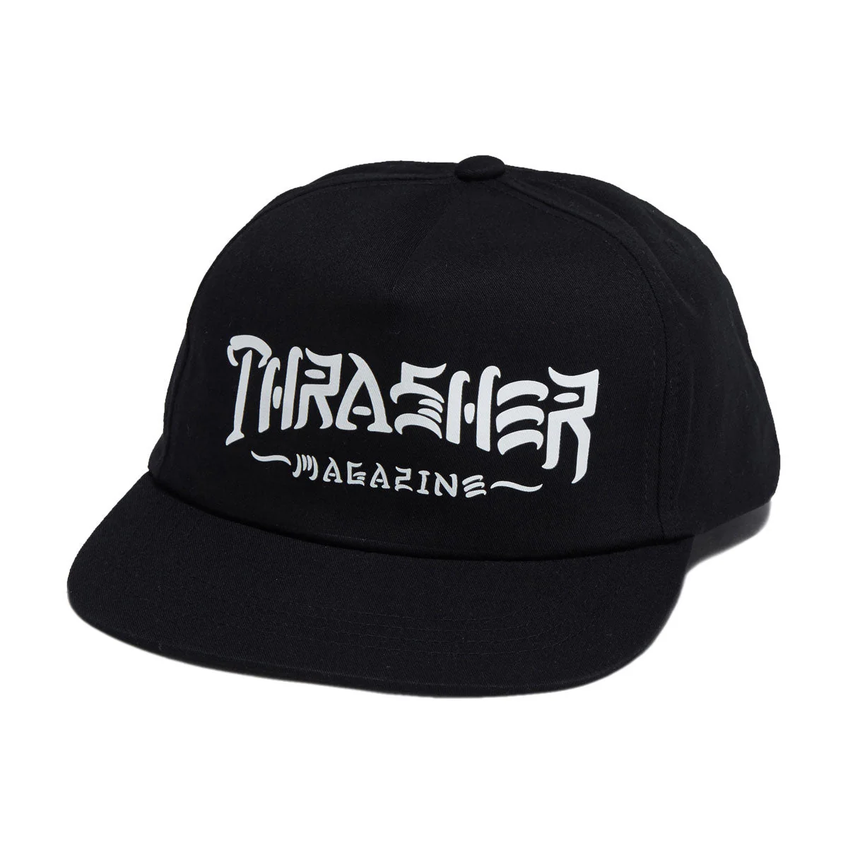 Thrasher Thrash & Destroy Snapback Hat - Black