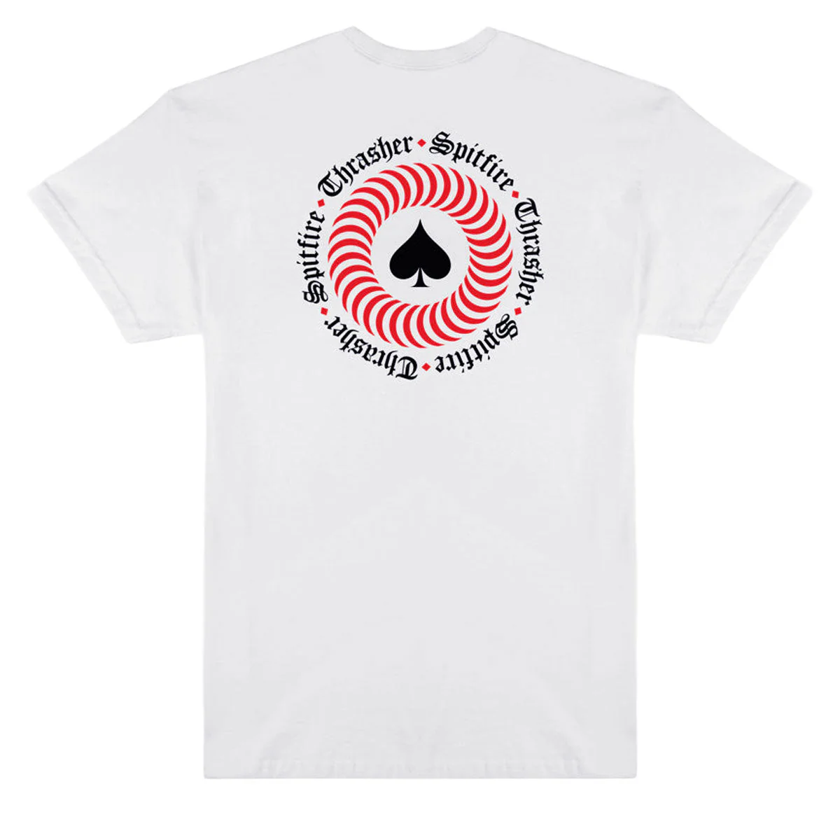 Thrasher x Spitfire The End Oath T-Shirt - White - Image 2