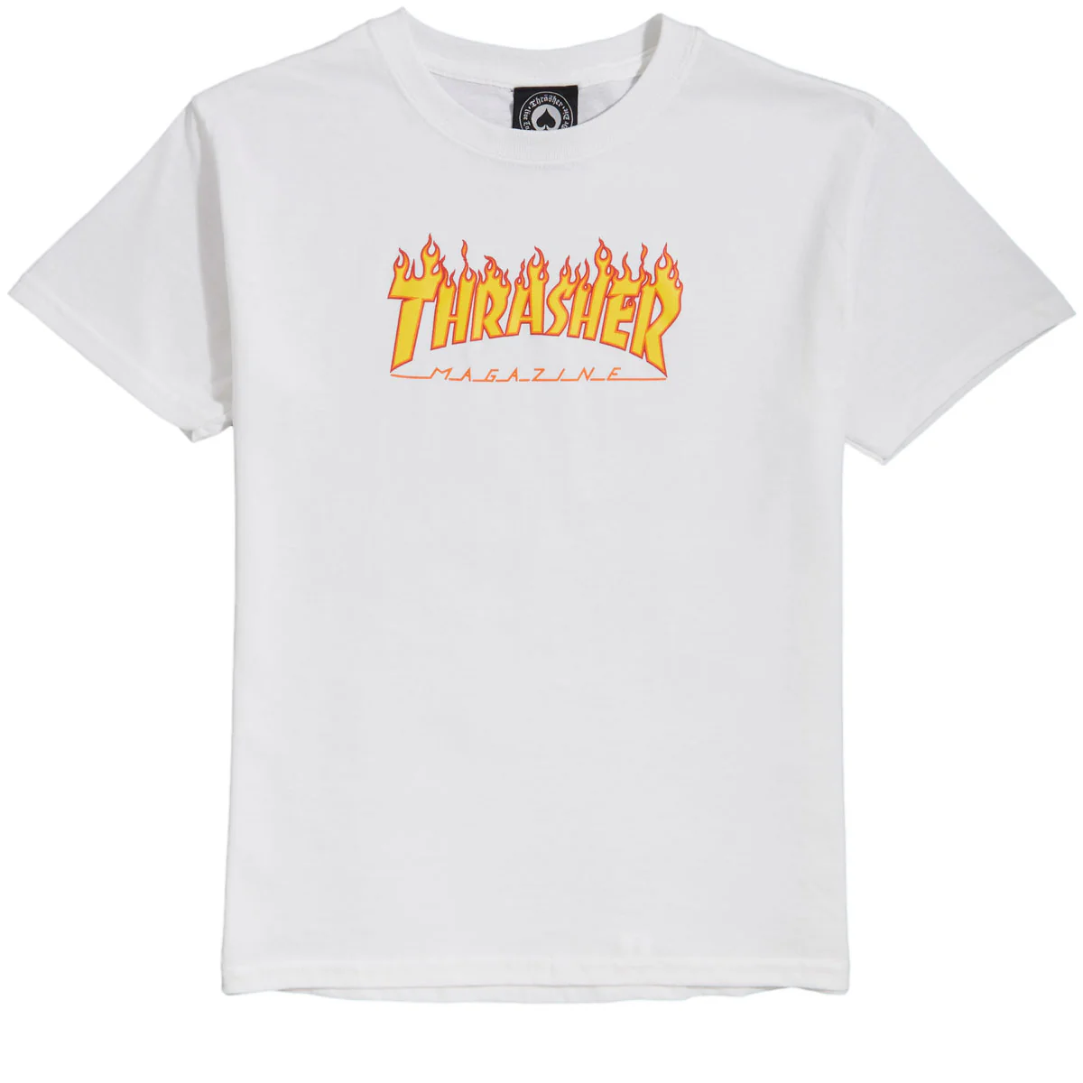 Thrasher Youth Flame Logo T-Shirt - White