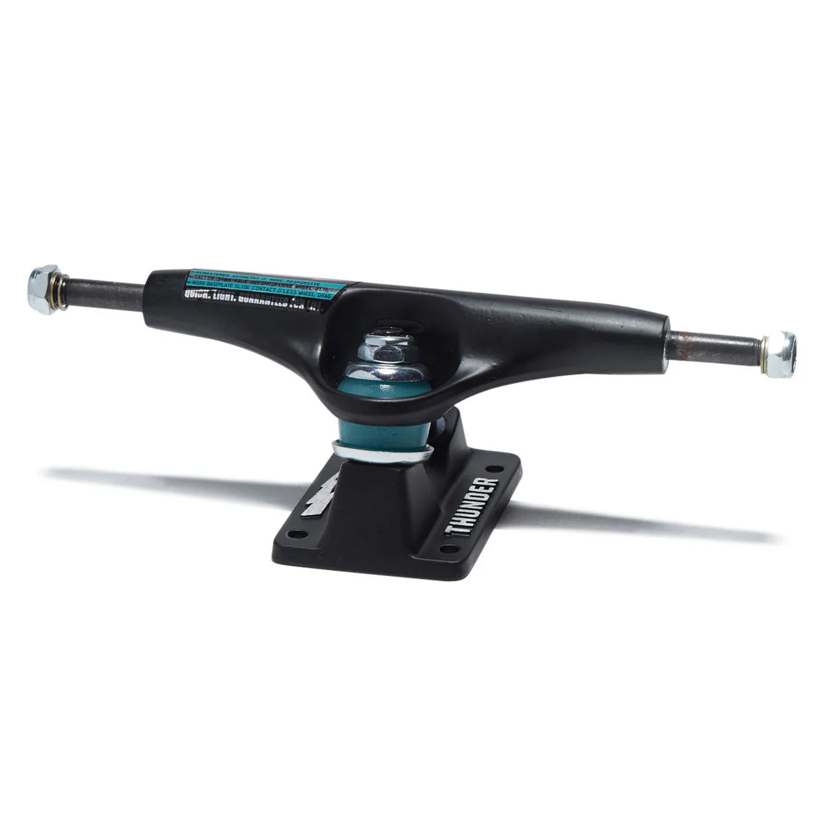 Thunder T-II Team Skateboard Trucks - Matte Black - 148mm - Image 2