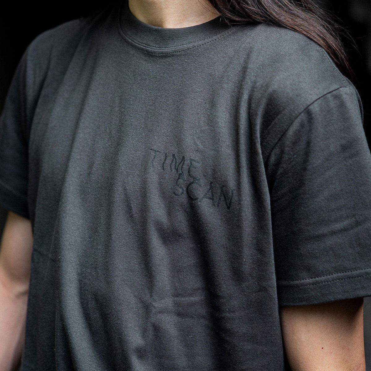 Timescan Logo T-Shirt - Sumi Black - Image 4
