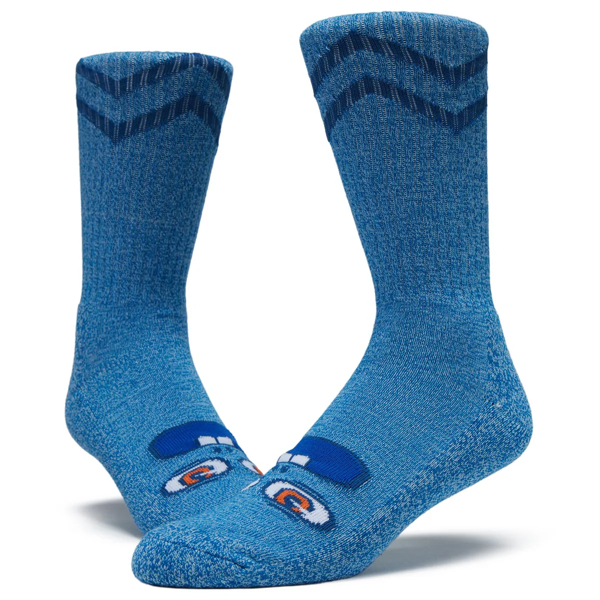 Toy Machine Betard Fooser Socks - Heather Blue - Image 2