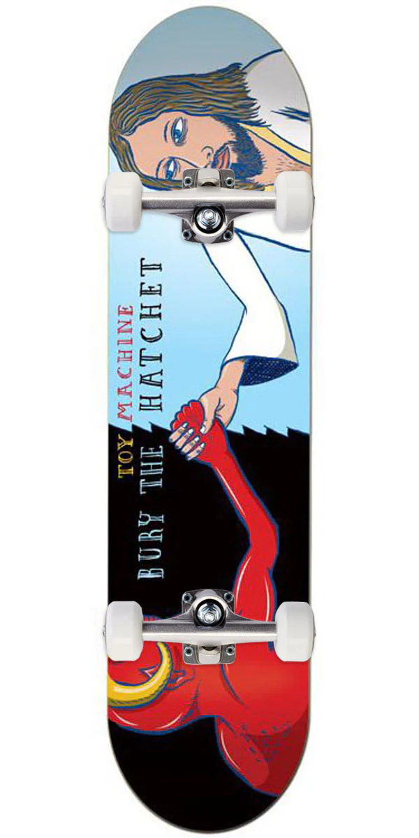 Toy Machine Bury The Hatchet Symmetrical Skateboard Complete - 8.25"