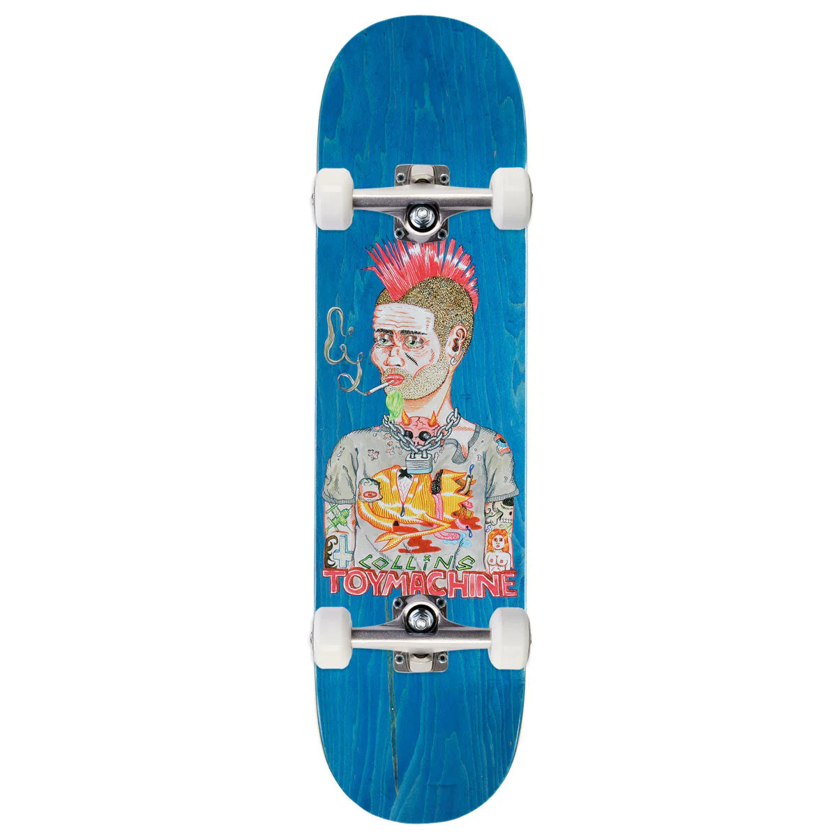 Toy Machine Collins Mohawk Skateboard Complete - 8.25"