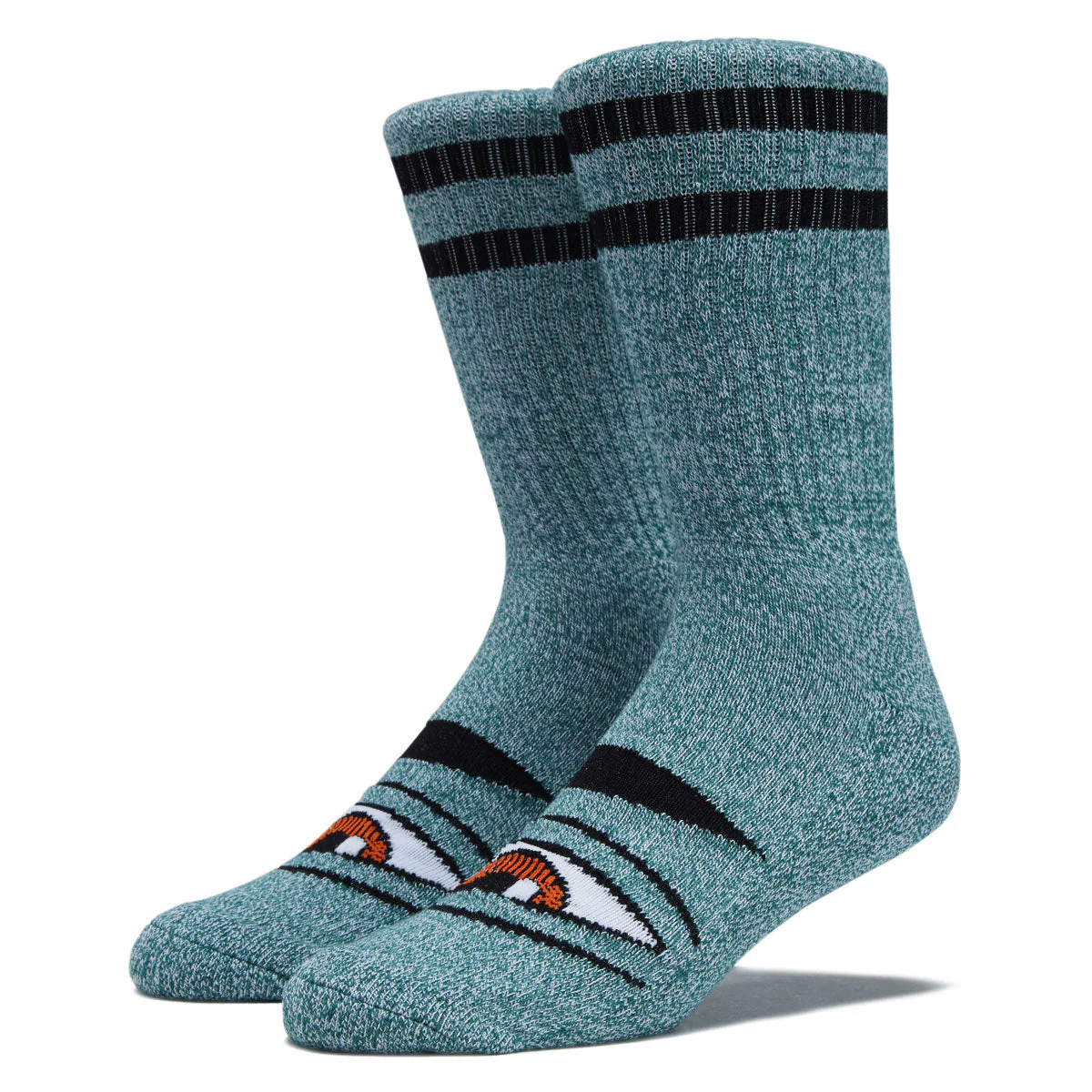 Toy Machine Heather Sect Eye Socks - Heather Forest
