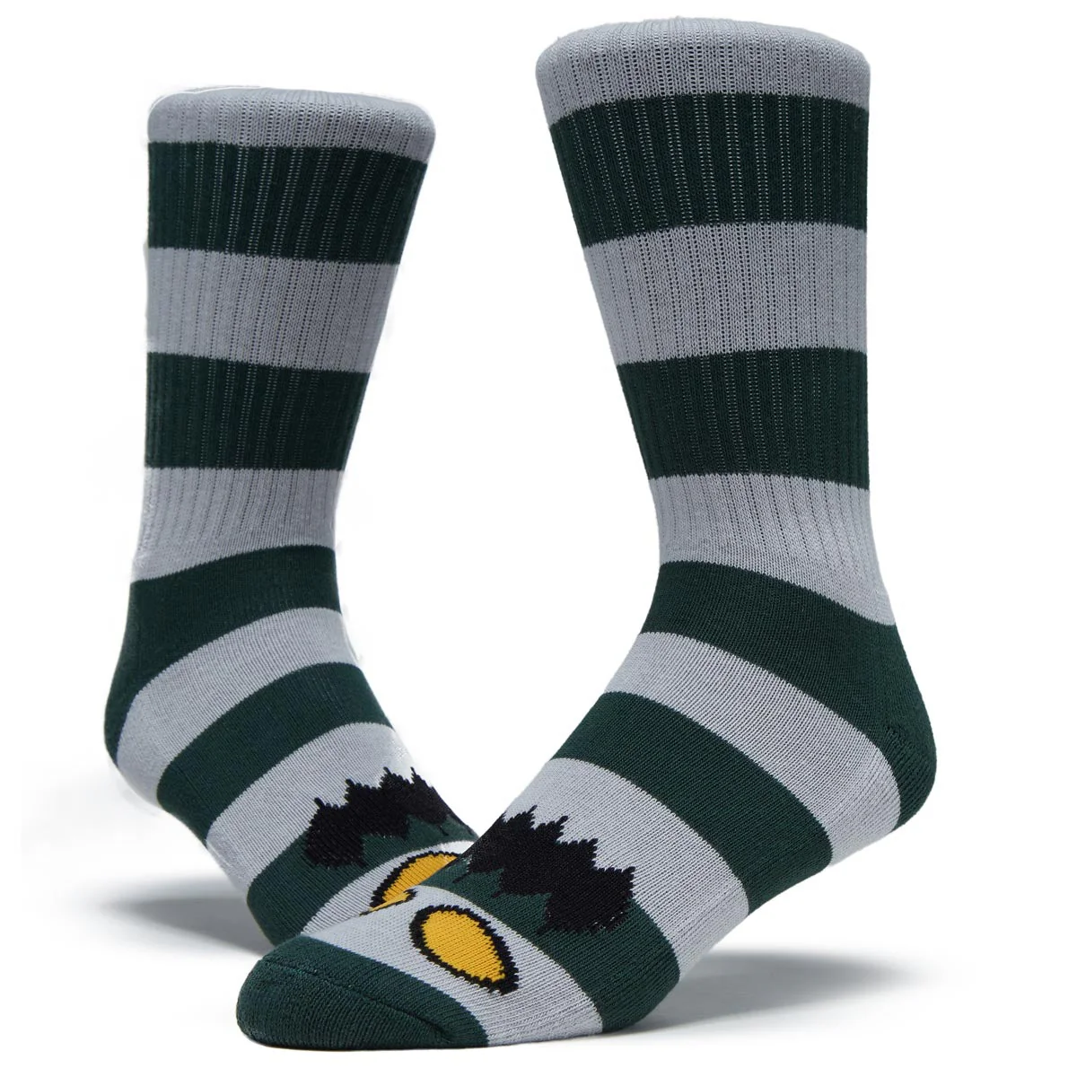 Toy Machine Monster Big Stripe Socks - Forest - Image 2