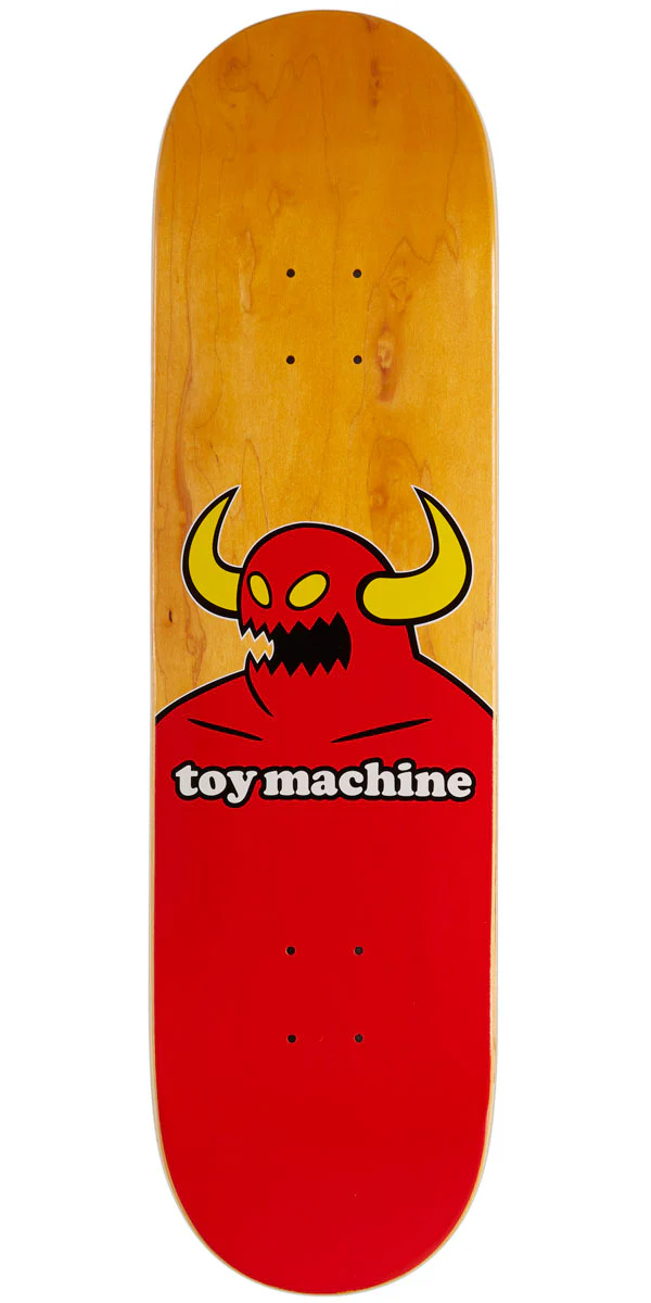 Toy Machine Monster Skateboard Deck - Assorted Stains - 8.375"
