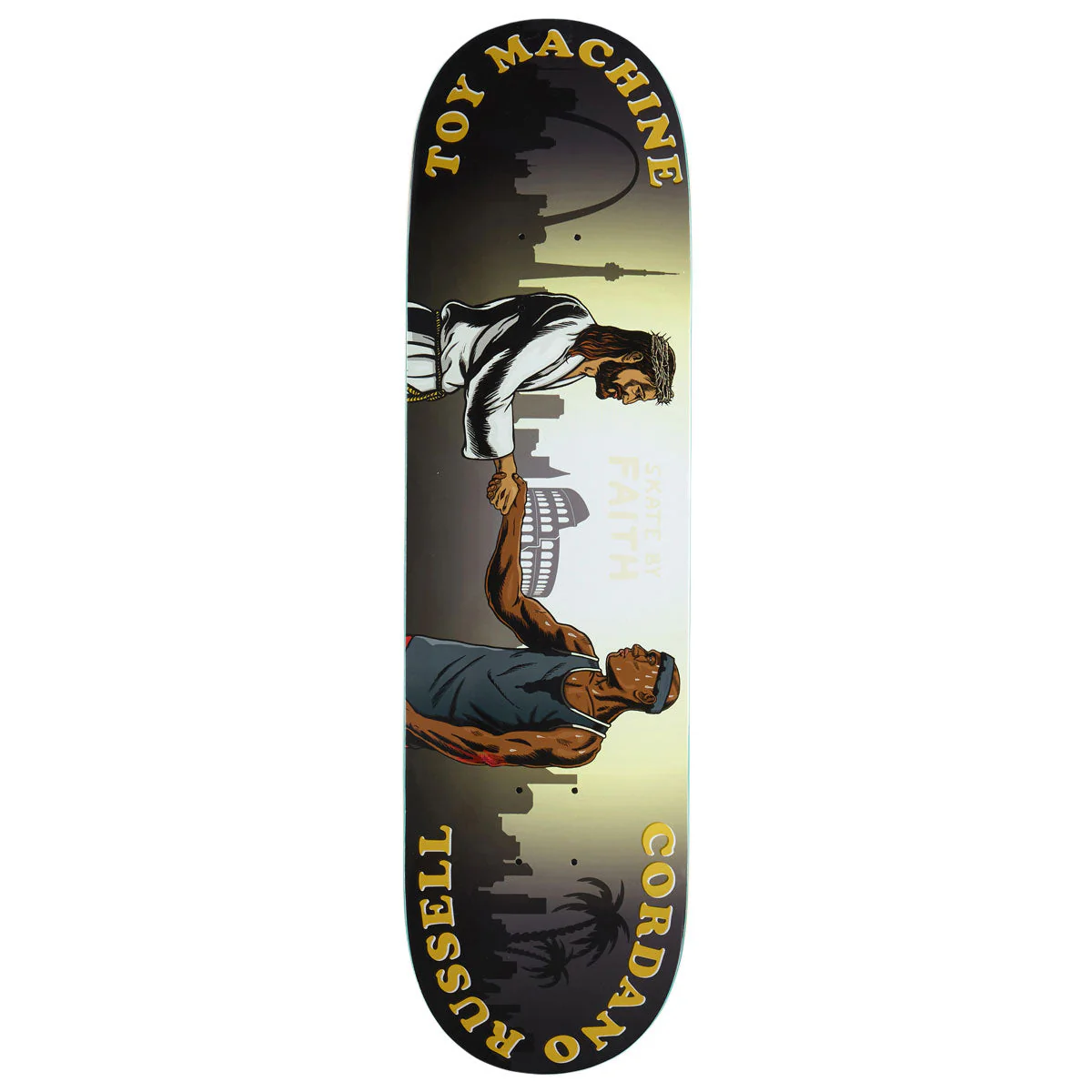 Toy Machine Russell Skate By Faith Skateboard Deck - 8.50"