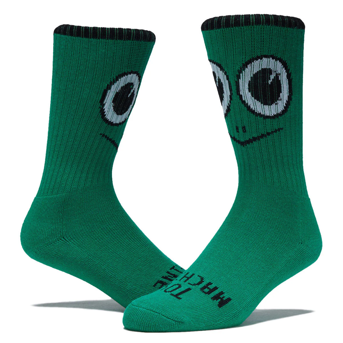 Toy Machine Youth Turtle Face Socks - Green - Image 2