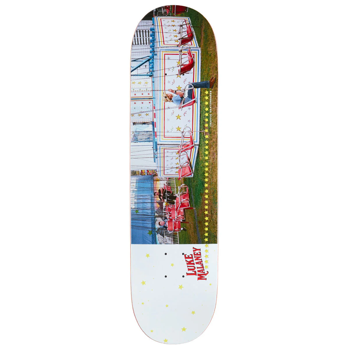 Traffic Luke Malaney Swinger Skateboard Deck - 8.25"