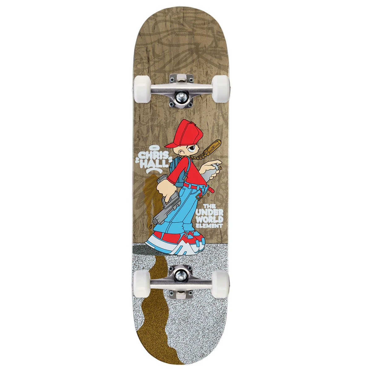 Underworld Element Hall B-Boy EX7 Skateboard Complete - 8.50"