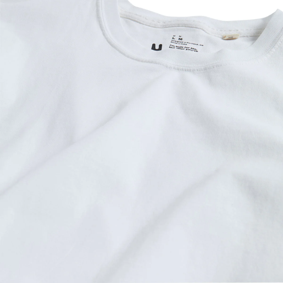 Unless Essentials Long Sleeve T-Shirt - White - Image 3