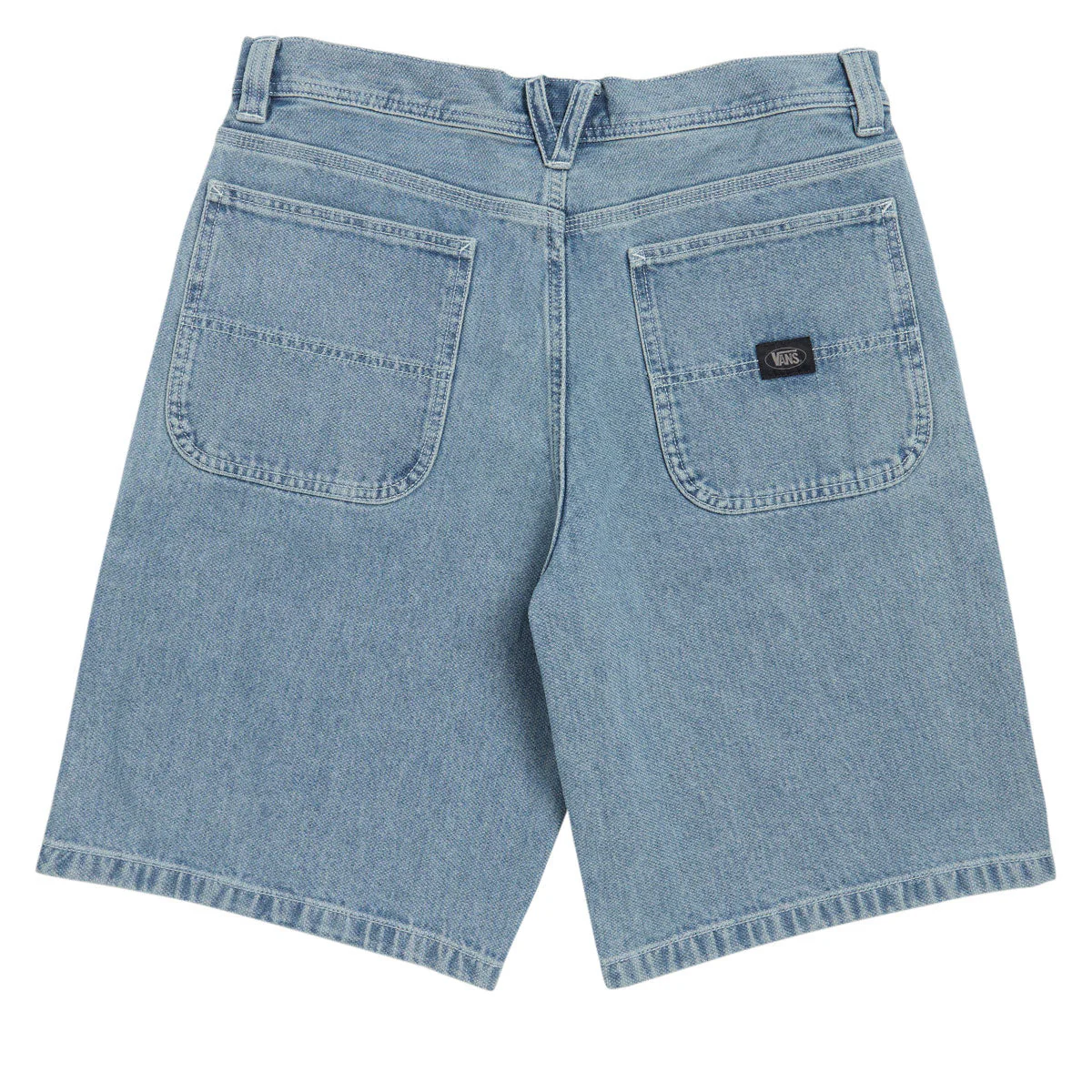 Vans Chore Loose Denim Shorts - Stonewash Blue - Image 2