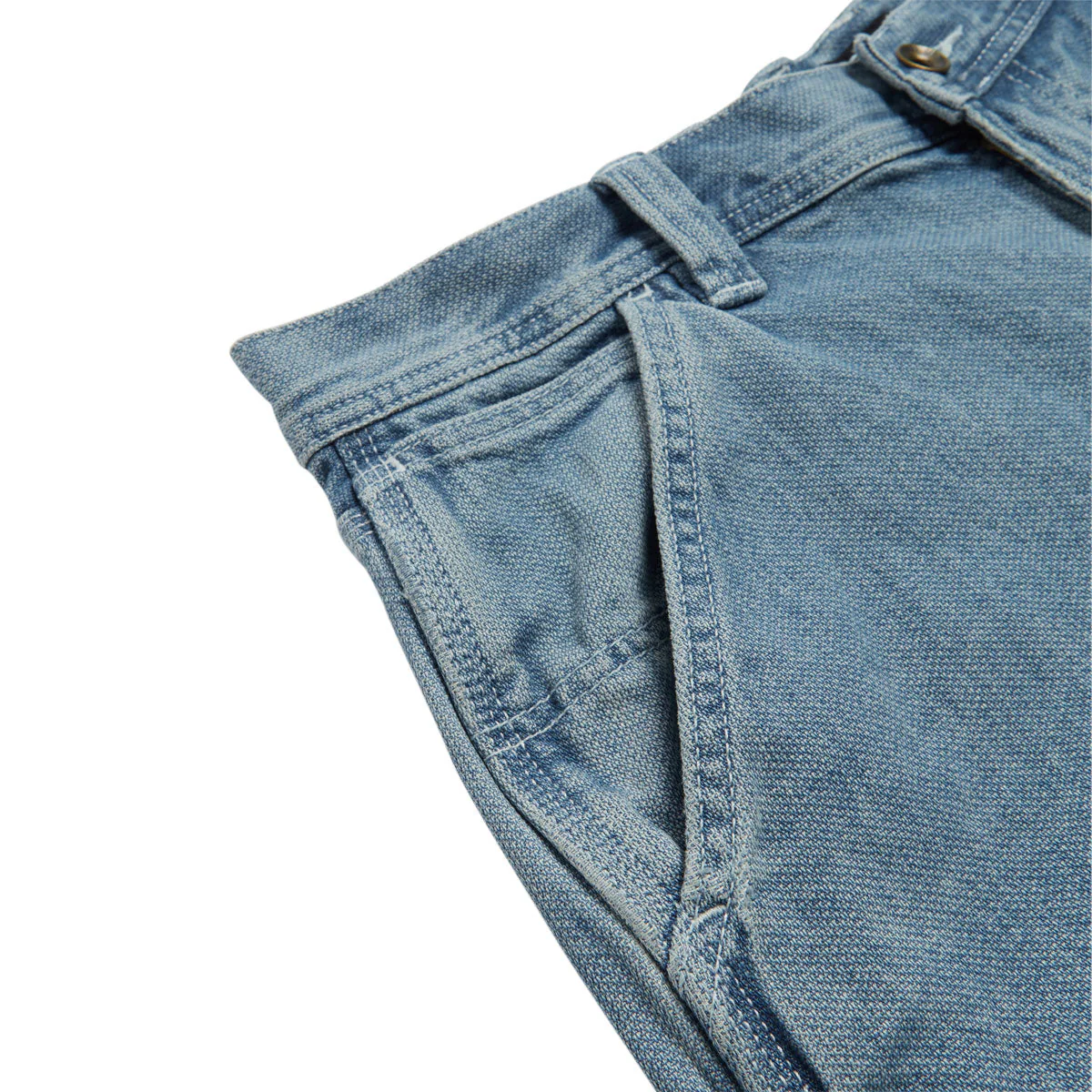 Vans Chore Loose Denim Shorts - Stonewash Blue - Image 4
