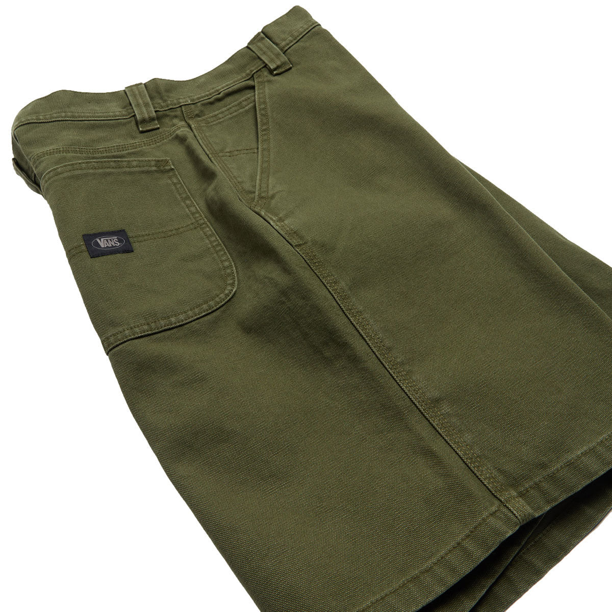 Vans Chore Loose Shorts - Mossy Olive - Image 4