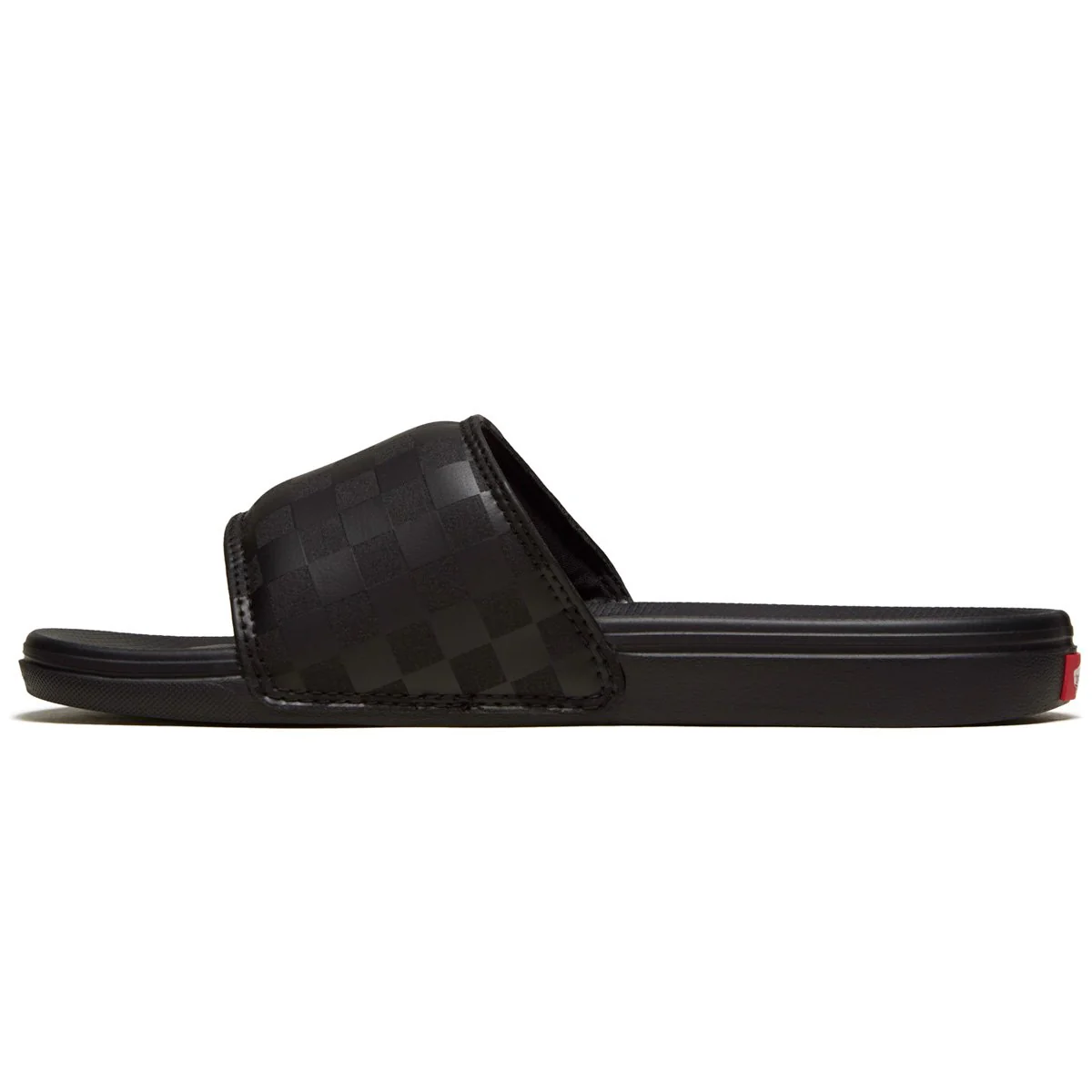 Vans La Costa Slide-On Sandals - Checkerboard/Black/Black - Image 2