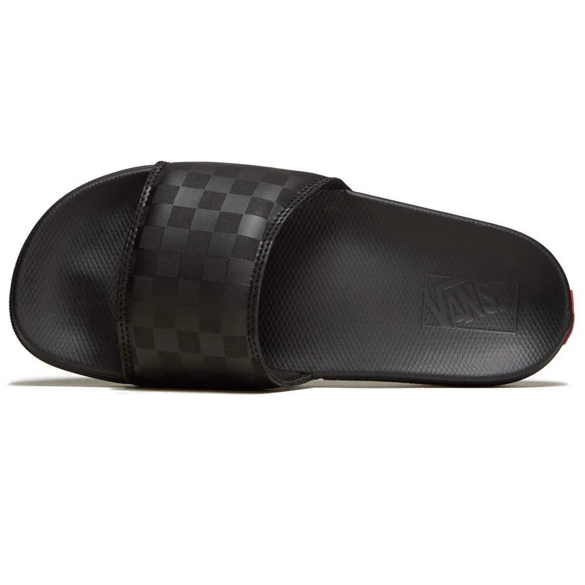 Vans La Costa Slide-On Sandals - Checkerboard/Black/Black - Image 3