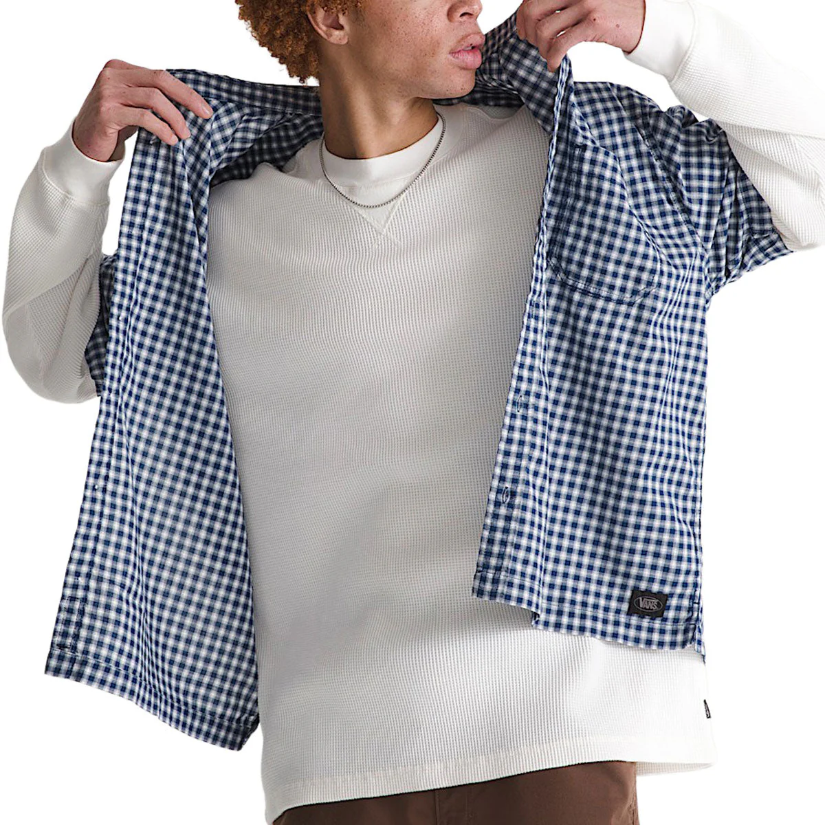 Vans Larkspur Mini Plaid Shirt - Deep Indigo - Image 2