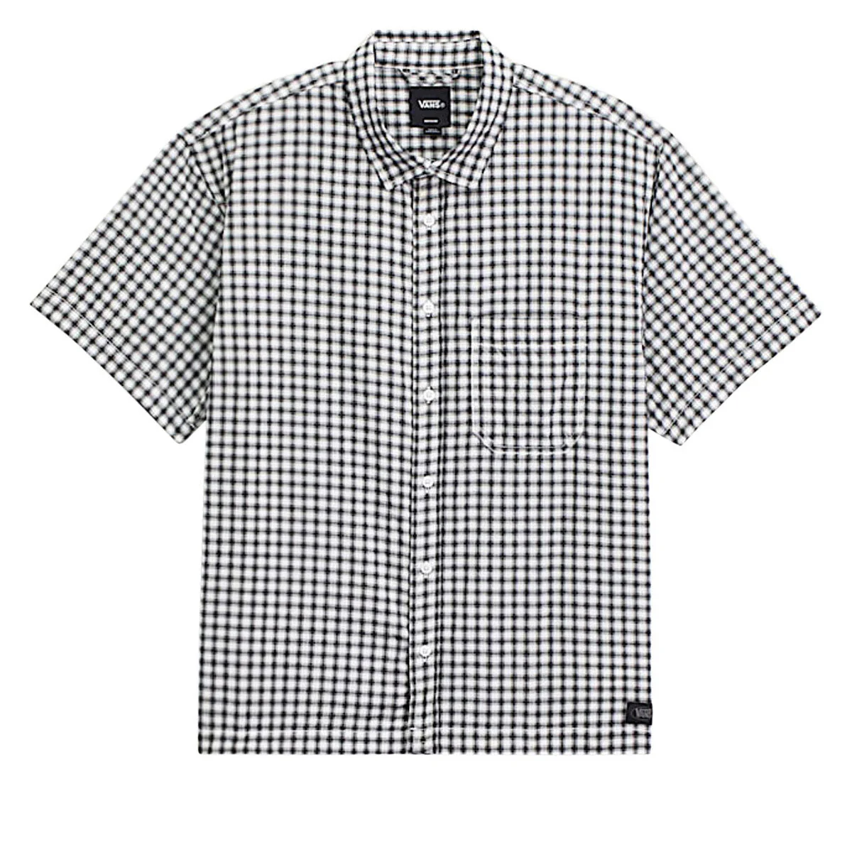 Vans Larkspur Mini Plaid Shirt - White/Black