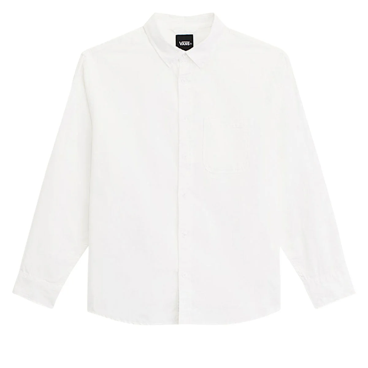 Vans Lawson Solid Oxford Long Sleeve Shirt - White