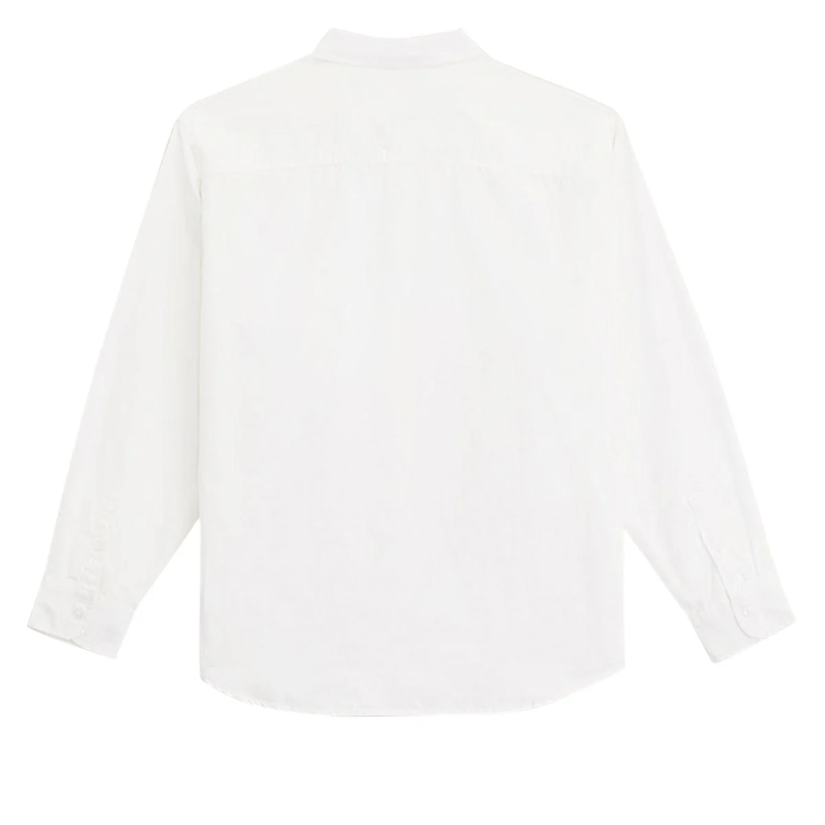 Vans Lawson Solid Oxford Long Sleeve Shirt - White - Image 5
