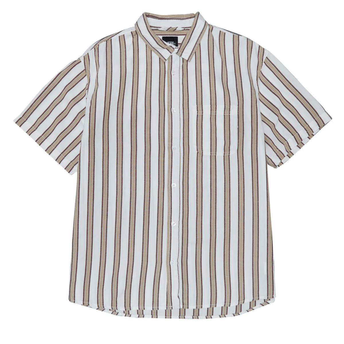 Vans Lawson Stripe Shirt - White/Potting Soil